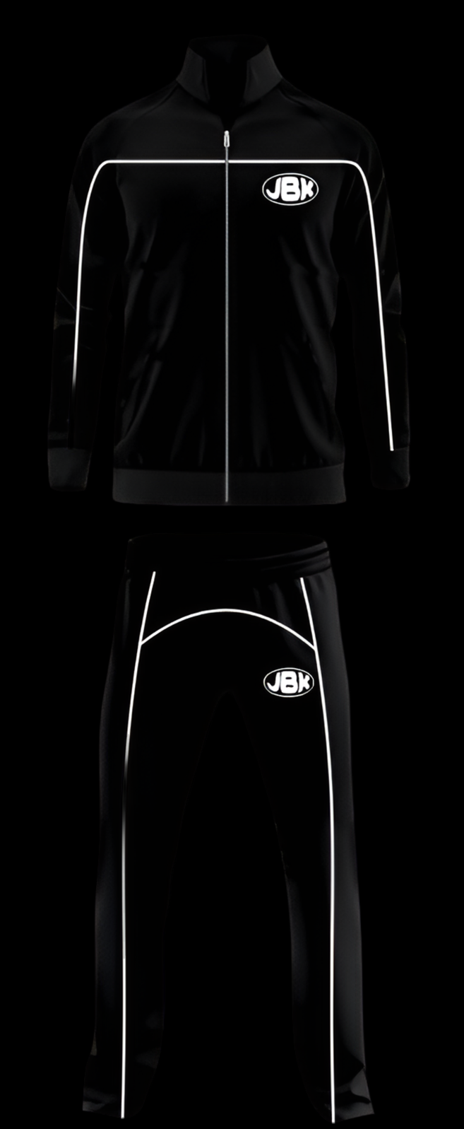 Black JBK Full Shellsuit
