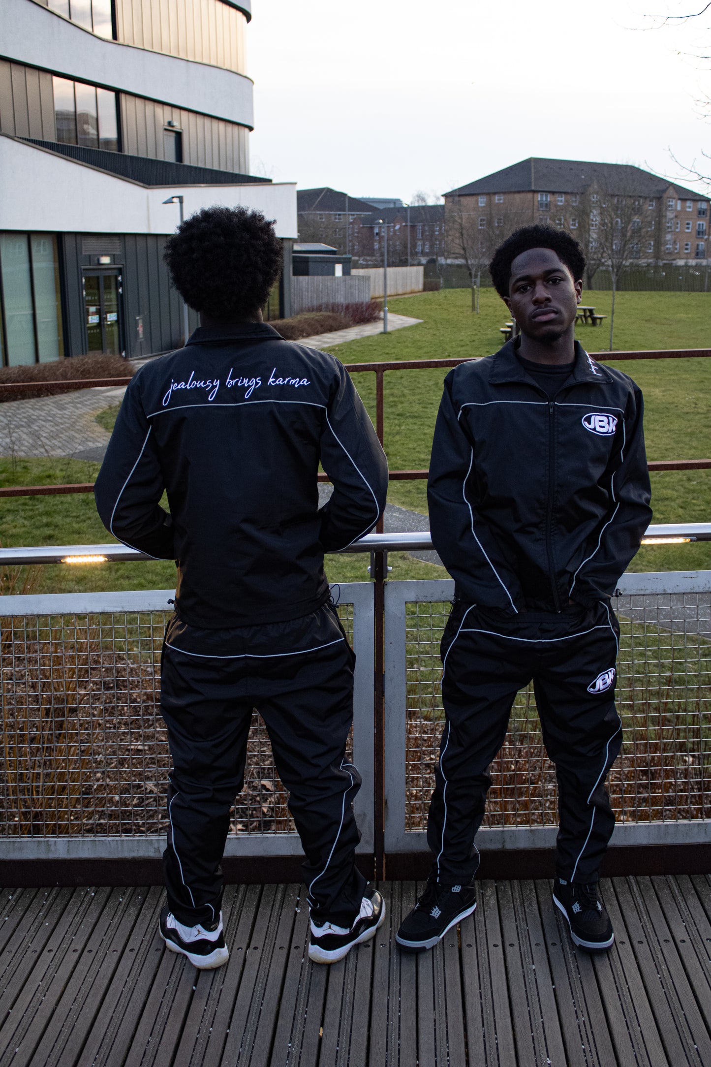 Black JBK Full Shellsuit