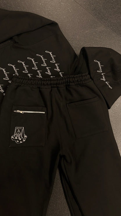 White scripture tracksuit