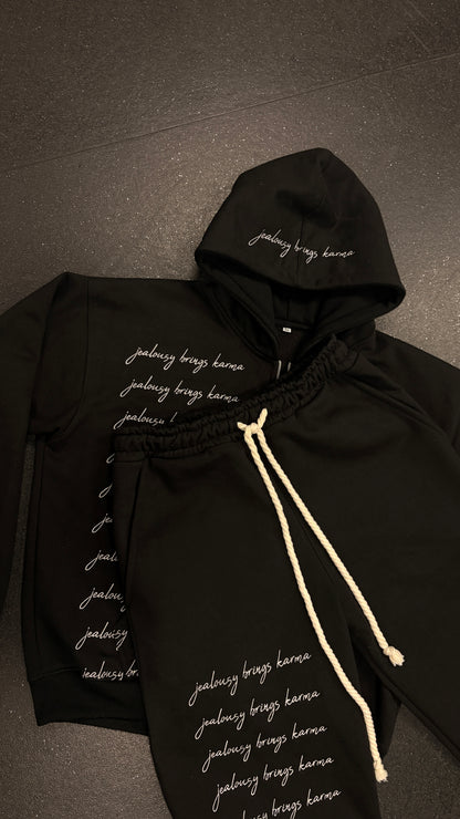 White scripture tracksuit